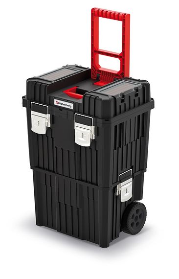 Ящик для інструментів на колесах, 18", 450x360x640 + ручка, HEAVY tool box, KHVWM, Kistenberg