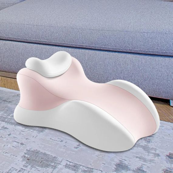 Розовая Подушка ортопедическая pillow-06 / Клинообразная подушка для сна из полиэстера / Ортопедическая подушка для поддержания те | Зображення 2