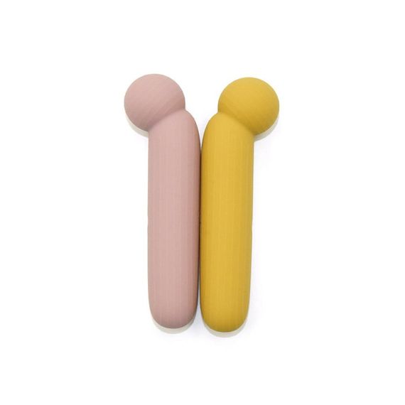 Вібратор для точки G Sweet Em Velvet Lure, бежевий Sex Aura | Зображення 1