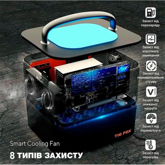 Портативна електростанція TIG FOX Portable Power Station 540 Wh/500W Портативна зарядка Електрогенератор | Зображення 5