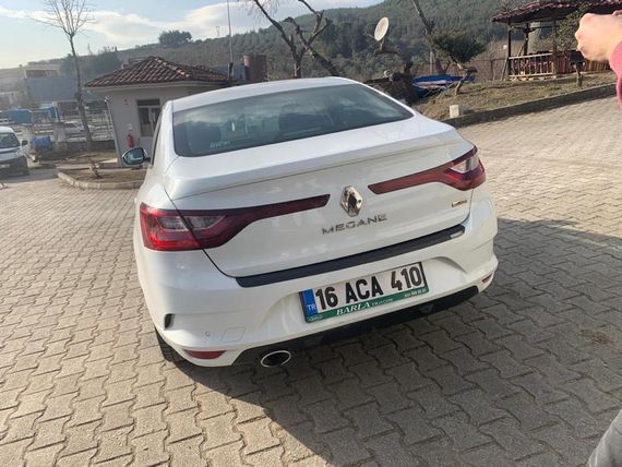 Накладка на задній бампер EuroCap (Sedan, ABS) для Renault Megane IV 2016-2024 рр | Зображення 1