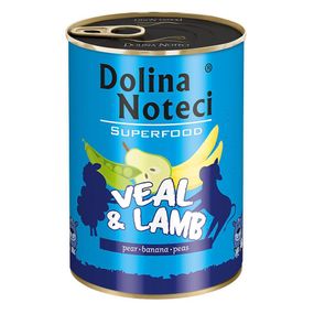 Dolina Noteci Superfood консерва для собак 400 г (телятина и баранина)