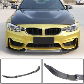 Накладка на передній бампер Lip V8 (для F82/F83, Карбон) для BMW 4 серія F-32 2012-2020 рр