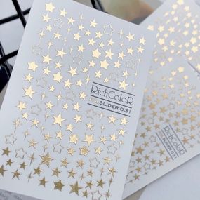 Фольгований слайдер RichColor 031 на водяній основі (6.5x9.5см)