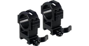 Быстросъемные кольца Leapers UTG Max Strength. d - 30 мм. High. Weaver/Picatinny