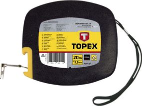 Стрічка вимірювальна TOPEX сталева, 20 м (28C412)