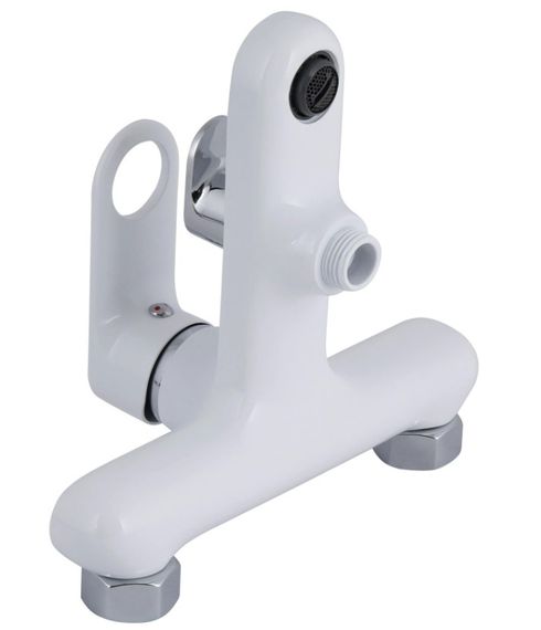 Змішувач для ванни Qtap Jay, Chrome/White (k35) з душовим гарнітуром QTJAY259CRW45553 | Зображення 4