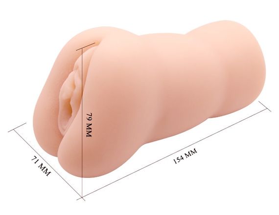 Мастурбатор-вагина Crazy Bull - LEONA Pocket Pussy vagina, BM-009225NH Sex Aura | Зображення 8