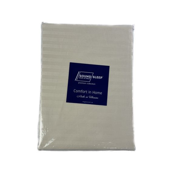 Комплект постільної білизни SoundSleep Stripe Beige сатин-страйп сімейний 160х220 см бежевий (94248081) | Зображення 6