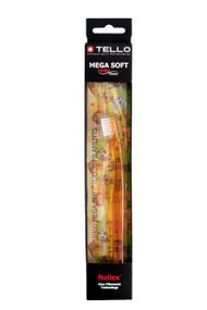 Дитяча зубна щітка Tello Kids 10400 Mega Soft Black (від 0 до 5 років), помаранчева