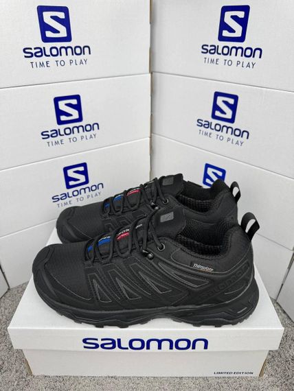 Кроссовки  мужские Salomon Speed Cross Pro GTX Thinsulate All Black весна / осень A4553 46 29.5-30 см | Зображення 7