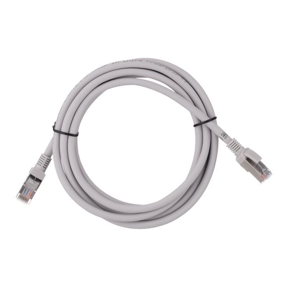 Патч-корд 2E  САТ 6, FTP, 3м, 26AWG, RJ45, 7/0.16, Cu, LSZH, сірий (2E-PC6CU-FTP3LSZH-GRY)