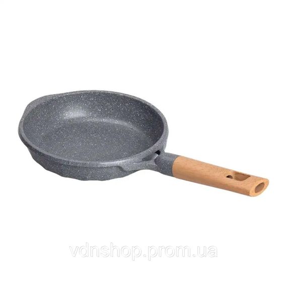 Алюминиевая сковорода 1 л с мраморным антипригарным покрытием Ø 20 см, толстое дно MGC серый HP-4-416G | Зображення 2