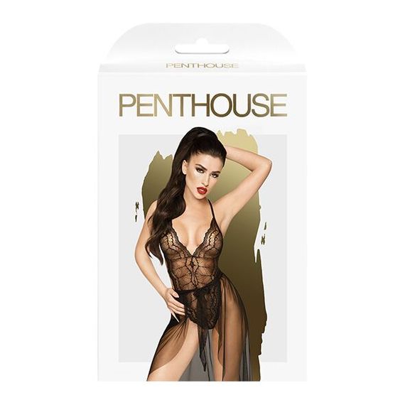 Комплект боді та спідниця Penthouse - Best Foreplay Black L/XL | Зображення 2