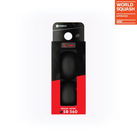 М'ячі для сквошу SB 560 червона точка 2 шт. - One Size | Зображення 3