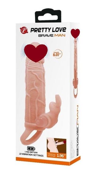 Насадка з вібрацією Pretty Love-Brave man, BI-026225Z Sex Aura