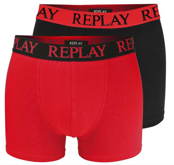 Чоловічі анатомічні труси боксери Replay (2 шт) | Зображення 2
