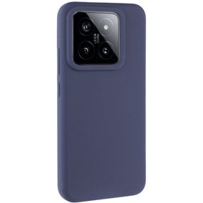 Чехол Silicone Cover Lakshmi (AAA) для Xiaomi 14 Pro Темно-синий / Midnight blue