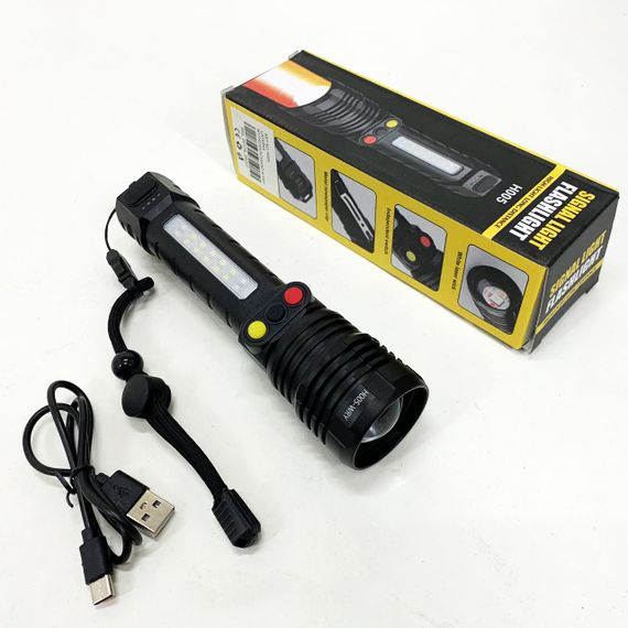 Ліхтар для використання в темряві Police BL-C136-LM+COB, Потужний світлодіодний ліхтар NX-41 | Зображення 3