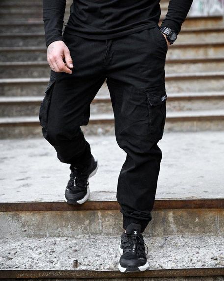 Городские штаны карго Black РП7432 | Зображення 3