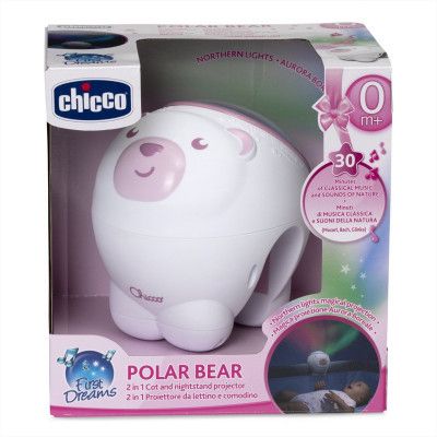 Нічник Chicco проектор First Dreams Полярне ведмежа Рожевий (11558.10) | Зображення 7