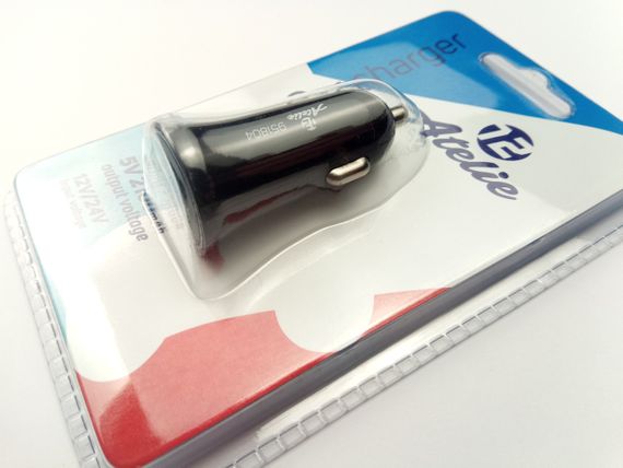 Зарядний пристрій USB, 12 Atelie (951804) 12/24 V — 5V 2,1A/чорний/2 USB | Зображення 1