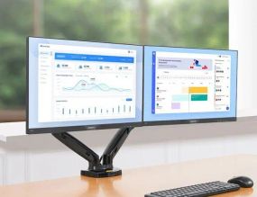 Настільне кріплення для двох моніторів (кронштейн) 17"-30" NB F160