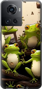 Чехол на OnePlus Ace Жабки "5656u-2953-17620"