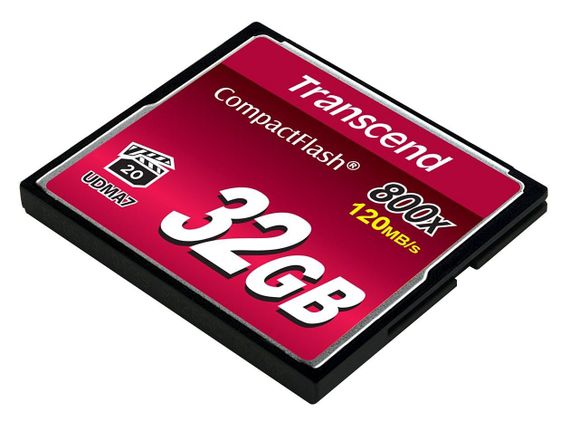 Карта памяти Transcend 32GB CF 800X (TS32GCF800)