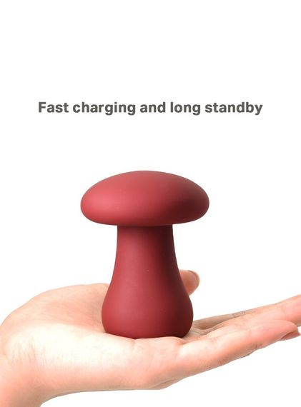 Вібратор для клітора у формі грибочка Sweet Em Velvet Lure Рожевий Sex Aura | Зображення 8