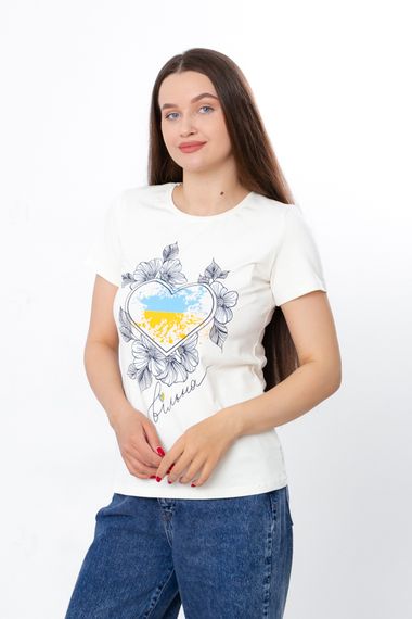 Футболка жіноча Носи своє 50 Білий (p-10548-113338) | Зображення 2