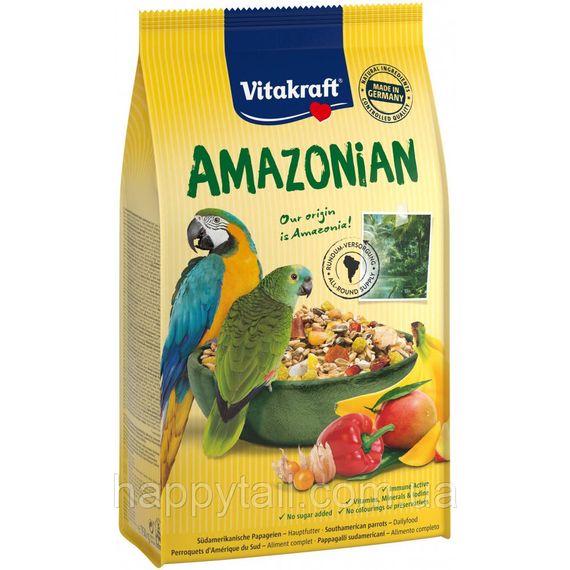 Vitakraft Amazonian корм амазонских попугаев 750 г манго физалис