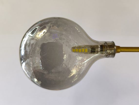 Плафон патрон G4 H686-gr 3х7х9 см сірий | Зображення 6