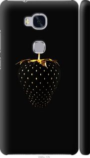Чохол на Huawei Honor 5X Чорна полуниця "3585m-176-24368"