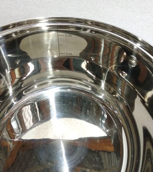 Кастрюля Bohmann BH-1424, 6.6 л, 24 см, из нержавеющей стали с крышкой, для всех типов плит | Зображення 3