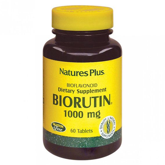 Рутин Nature's Plus BioRutin 1000 mg 60 Tabs