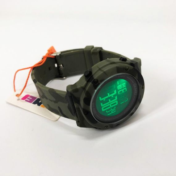 Прості електронні наручні чоловічі годинники SKMEI 1772CMGNBK, Годинники для кемпінгу та відпочинку KA-59 | Зображення 6