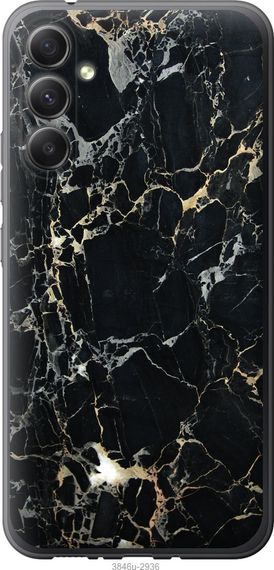 Чехол на Samsung Galaxy A34 A346E Черный мрамор "3846u-2936-17620"