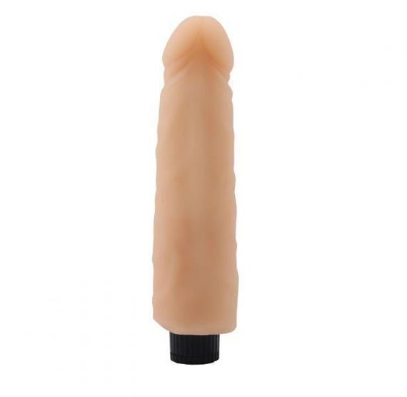 Вібромасажер 7.5" Vibrating Cock No.04, Flesh Sex Aura | Зображення 2