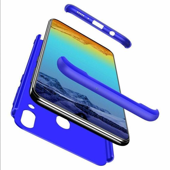 Чохол GKK 360 градусів для Samsung Galaxy M20 колір Синій | Зображення 1