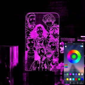 Акриловый светильник-ночник управление с телефона Токийские мстители 2 tty-n001898