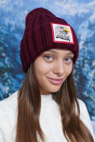 Шапка «Eagle» (6033-3) бордовый