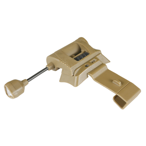 Тактичний ліхтарик на шолом з кріпленням MPLS CHARGE CR123A Койот | Зображення 1