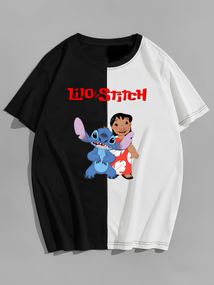 Футболка оверсайз Ліло и Стіч