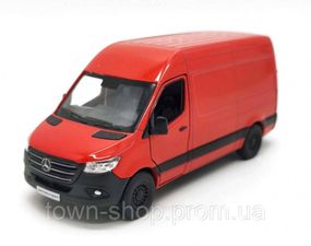 Игрушечная модель Автобуса MERCEDES-BENZ Sprinter KT5426W инерционная (Красный)