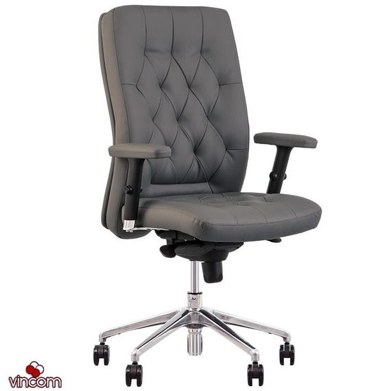 Кресло Новый Стиль CHESTER R  steel chrome (Экокожа) | Зображення 1
