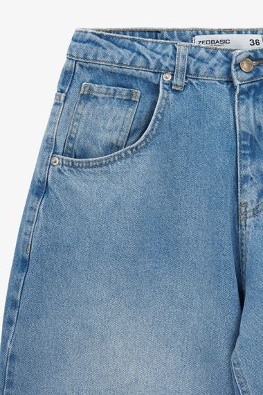 Джинси Baggy жіночі Zeo Basic 4737 42 Блакитний shop (2000990990341) | Зображення 1