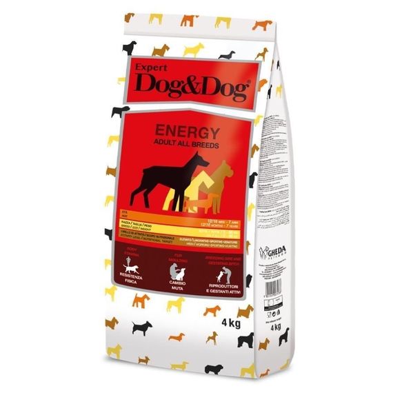 Сухий корм із куркою для собак Gheda D&Dog Expert Energy, 4 кг
