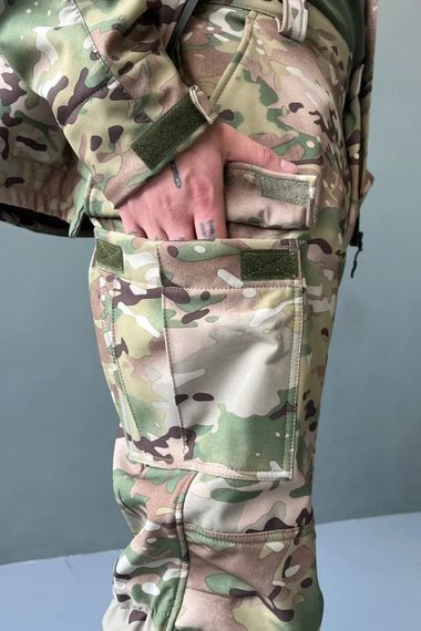 Штани військові зимові Softshell ТТХ, Мультикам, 52 | Зображення 4
