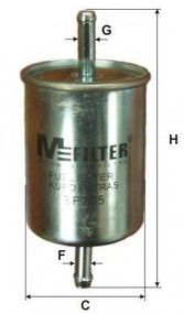 Фільтр топл. BMW, OPEL, SKODA (вир-во M-filter) MFILTER BF305 на BMW 02 седан (E10)